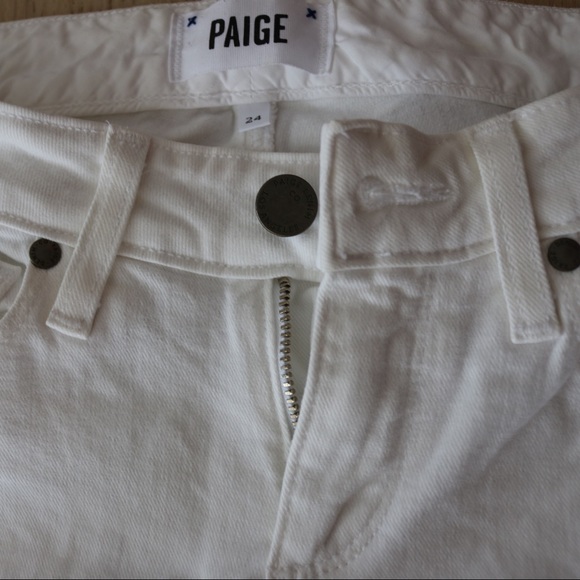 Paige white ankle jeans, size 24 - Picture 3 of 5